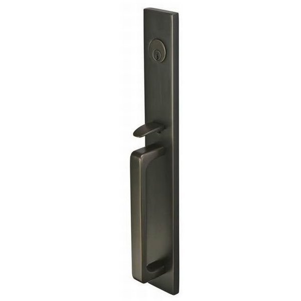 Oil Rubbed Bronze Handleset 4809ROUUS10B, EMTEK, Mfr# 4809ROUUS10B